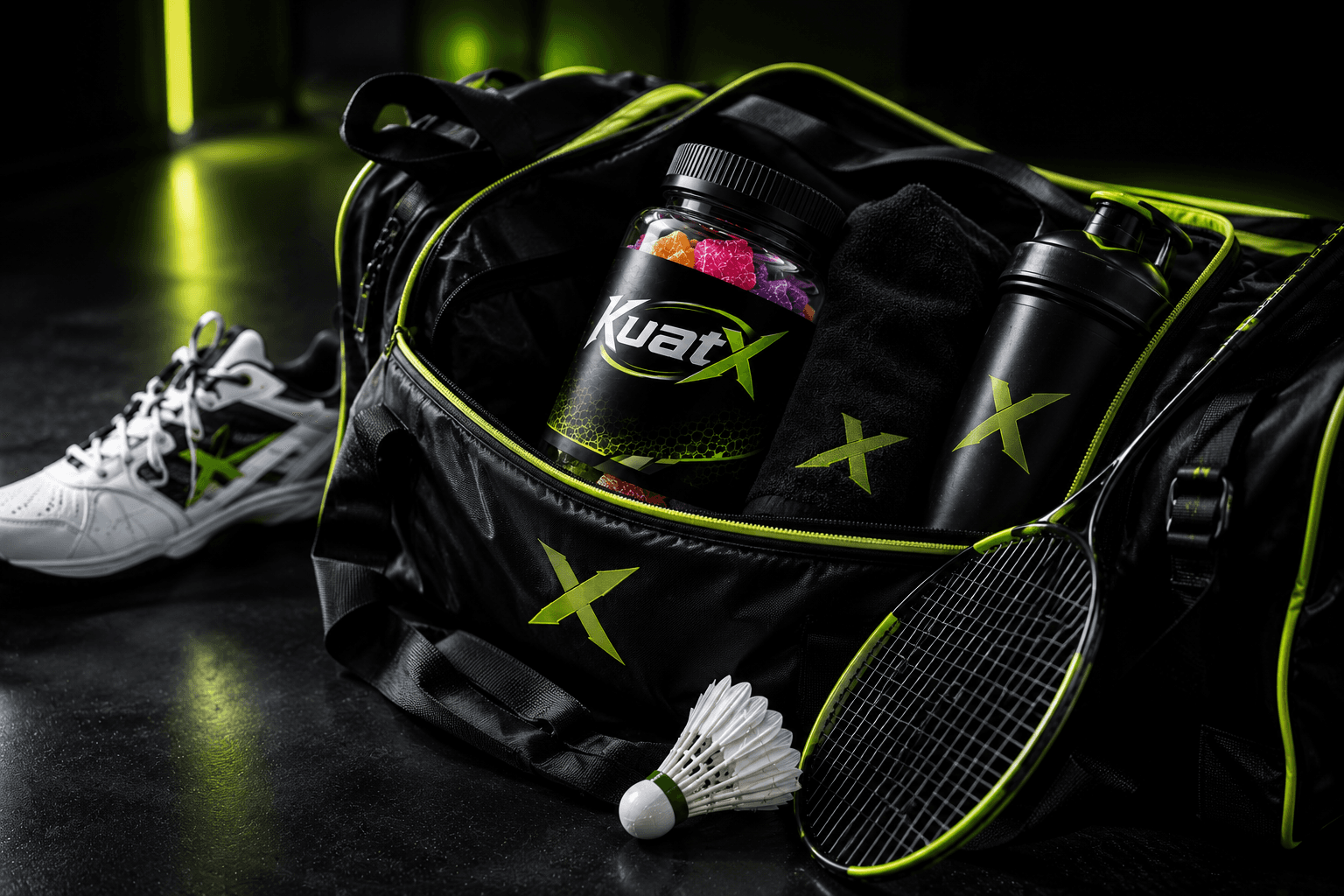 KuatX in sports bag