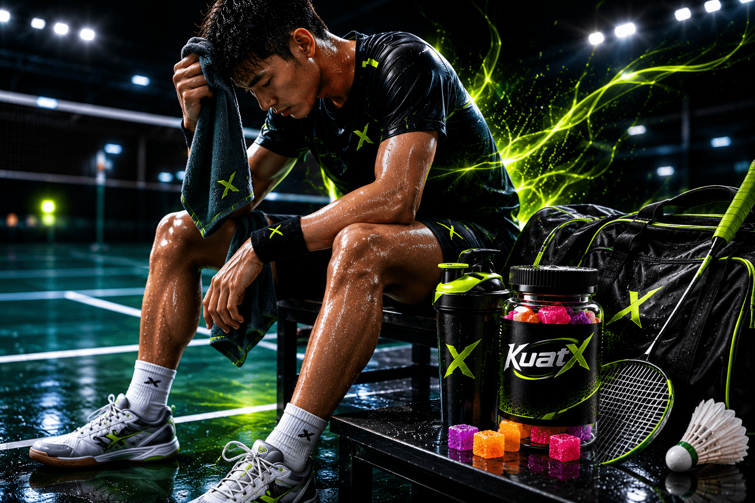 Badminton player recovery